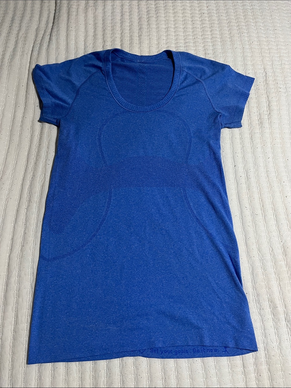 lululemon athletica Royal Blue Short-Sleeve Performance Tee